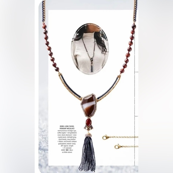 CHLOE & Isabel Rebel Long Tassel Pendant Necklace - Picture 4 of 6